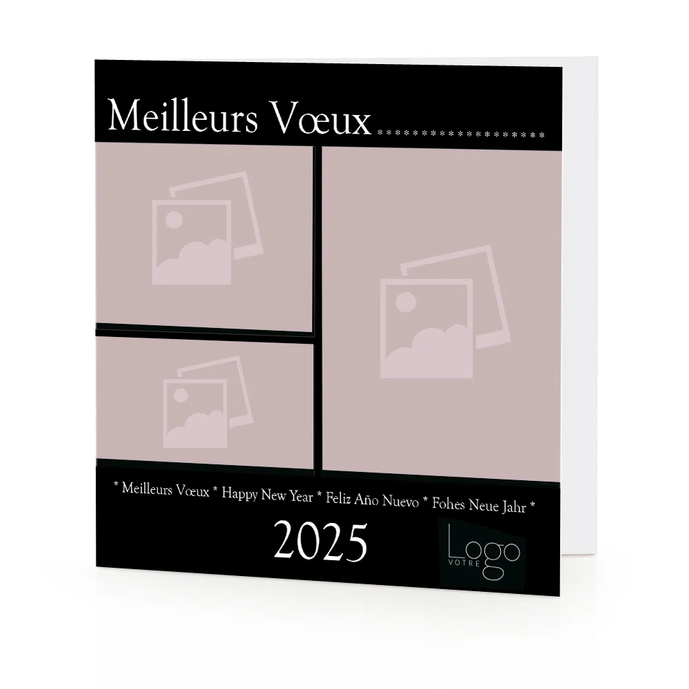 Carte de voeux 2025 - Avec Photo